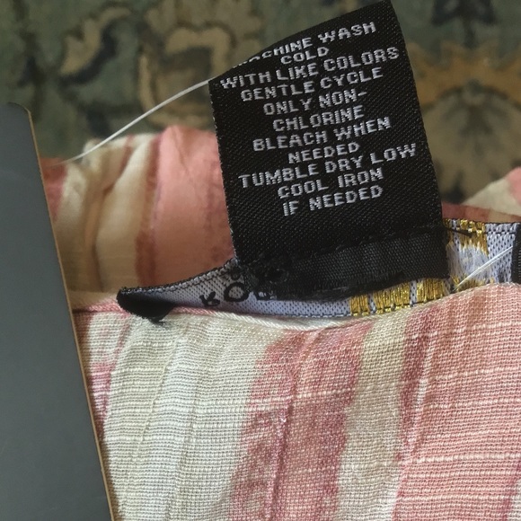 🌻NWT ROBERT LOUIS 1X CANDY STRIPES BABY DOLL TOP - Picture 13 of 14